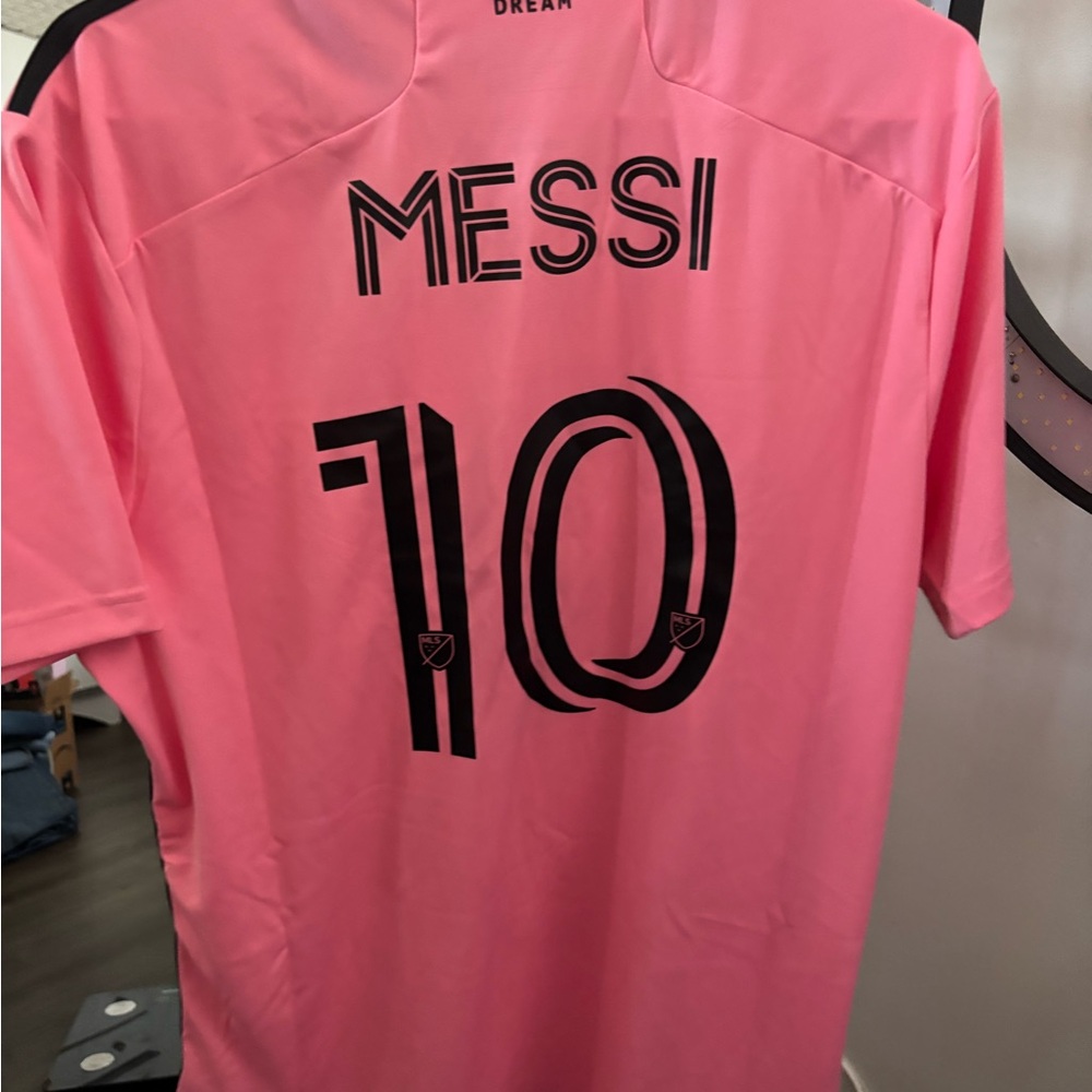 adidas Pink Messi Jersey